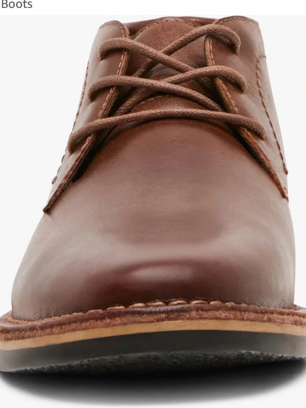 Steve Madden Men's Chestnut Leather Chukka Boots